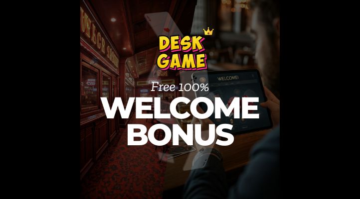 Desk Game Free 100% Welcome Bonus!